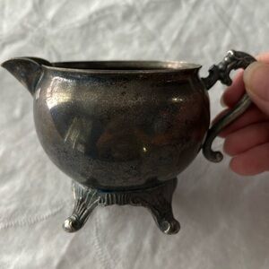 Silver plate creamer